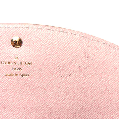 Louis Vuitton Damier Ebene Caissa Wallet Rose Ballerine 12 of 12