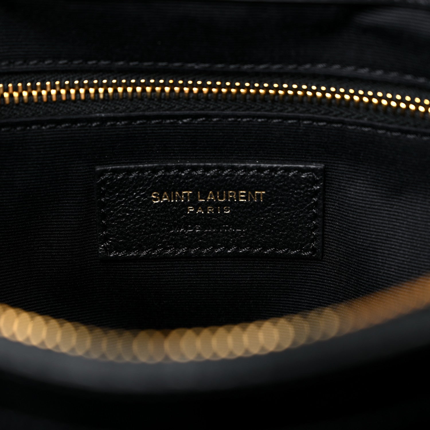 Saint Laurent Calfskin Y Quilted Monogram Medium Loulou Chain Satchel Black 7 of 10