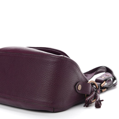 Mulberry Grained Calfskin Shoulder Bag Eggplant 8 of 11