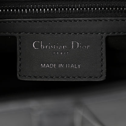 Christian Dior Ultra Matte Calfskin Saddle Bag With Strap Black Black 6 of 11