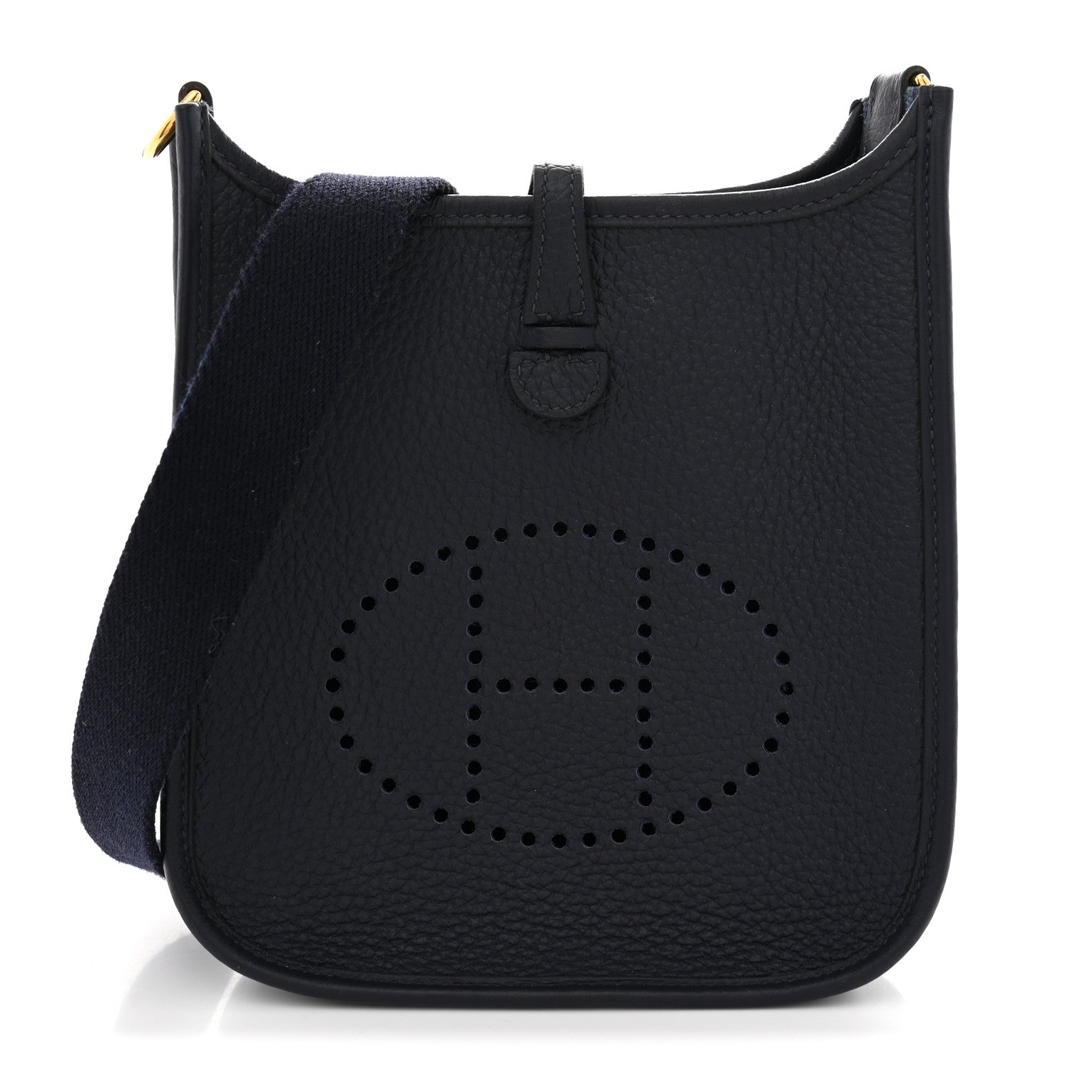 Hermes Taurillon Clemence Evelyne TPM Bleu Nuit 1 of 11