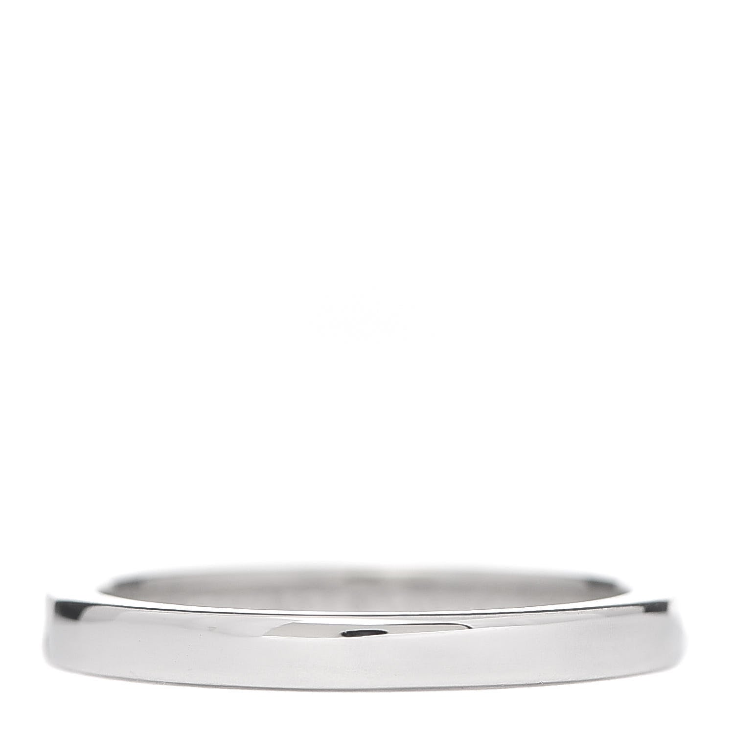 Tiffany Platinum Diamond Lucida Half Circle Wedding Band Ring 47 4 3 of 5