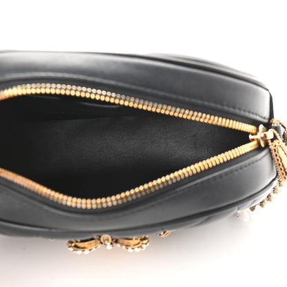 Dolce & Gabbana Smooth Calfskin Mini Devotion Camera Bag Black 5 of 9