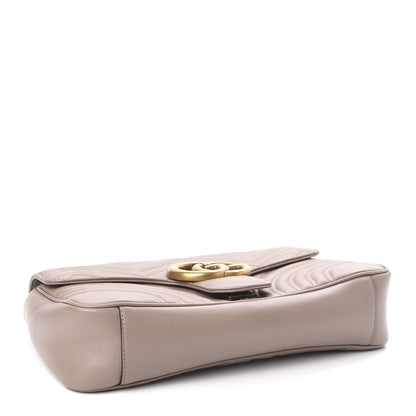 Gucci Calfskin Matelasse Medium GG Marmont Shoulder Bag Porcelain Rose 4 of 10
