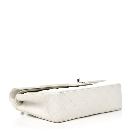 Chanel Caviar Quilted Medium Double Flap White 4 of 15