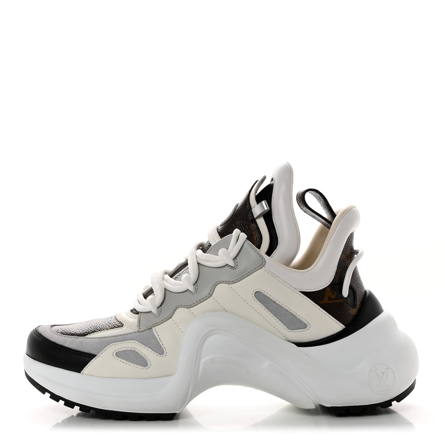 Patent Monogram LV Archlight Sneakers 38 White