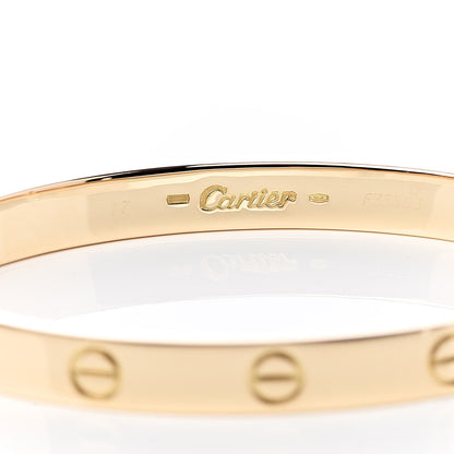 Cartier 18K Yellow Gold LOVE Bracelet 17 5 of 5