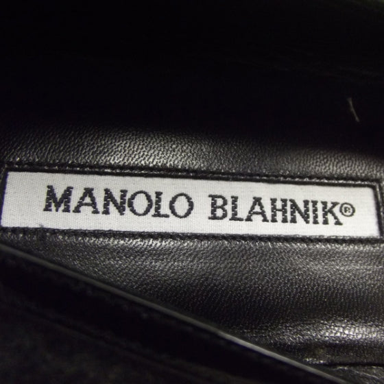 MANOLOBLAHNIKFlannelBallerinaFlats40