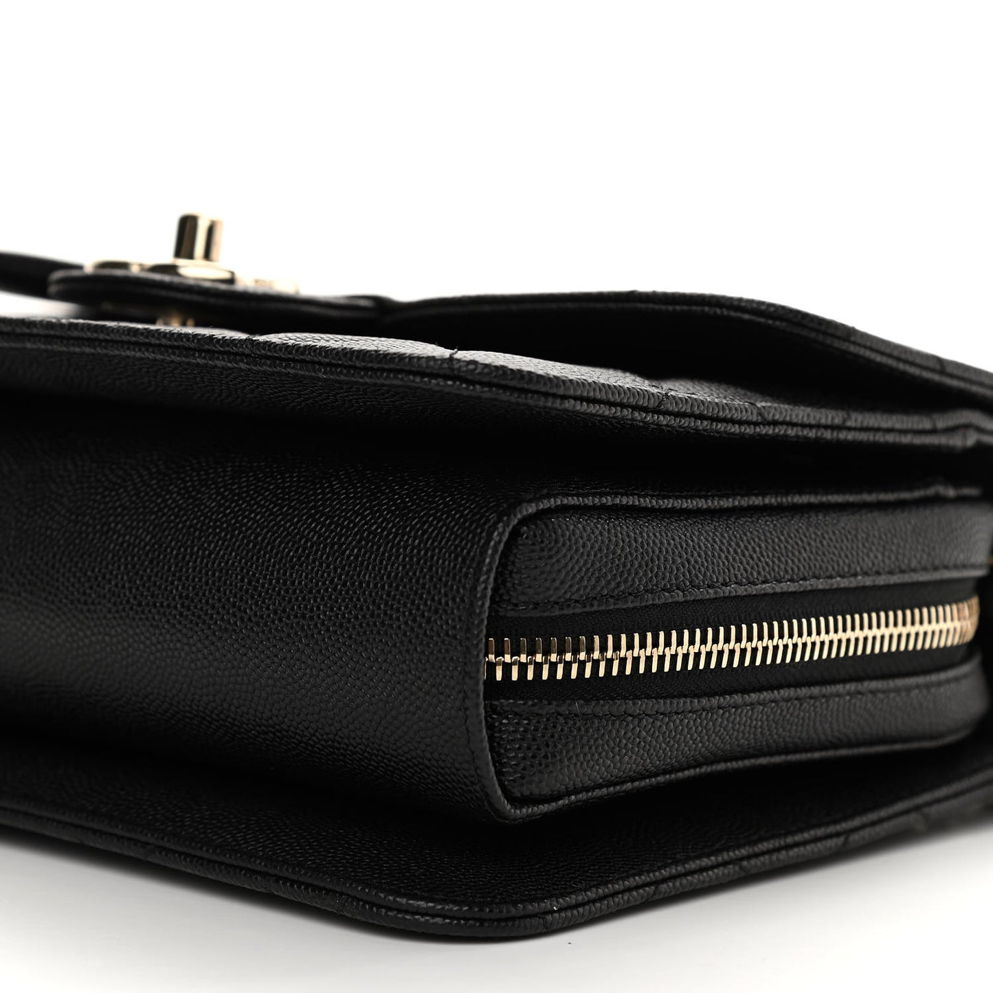 Caviar Quilted Large Like A Wallet Flap Black