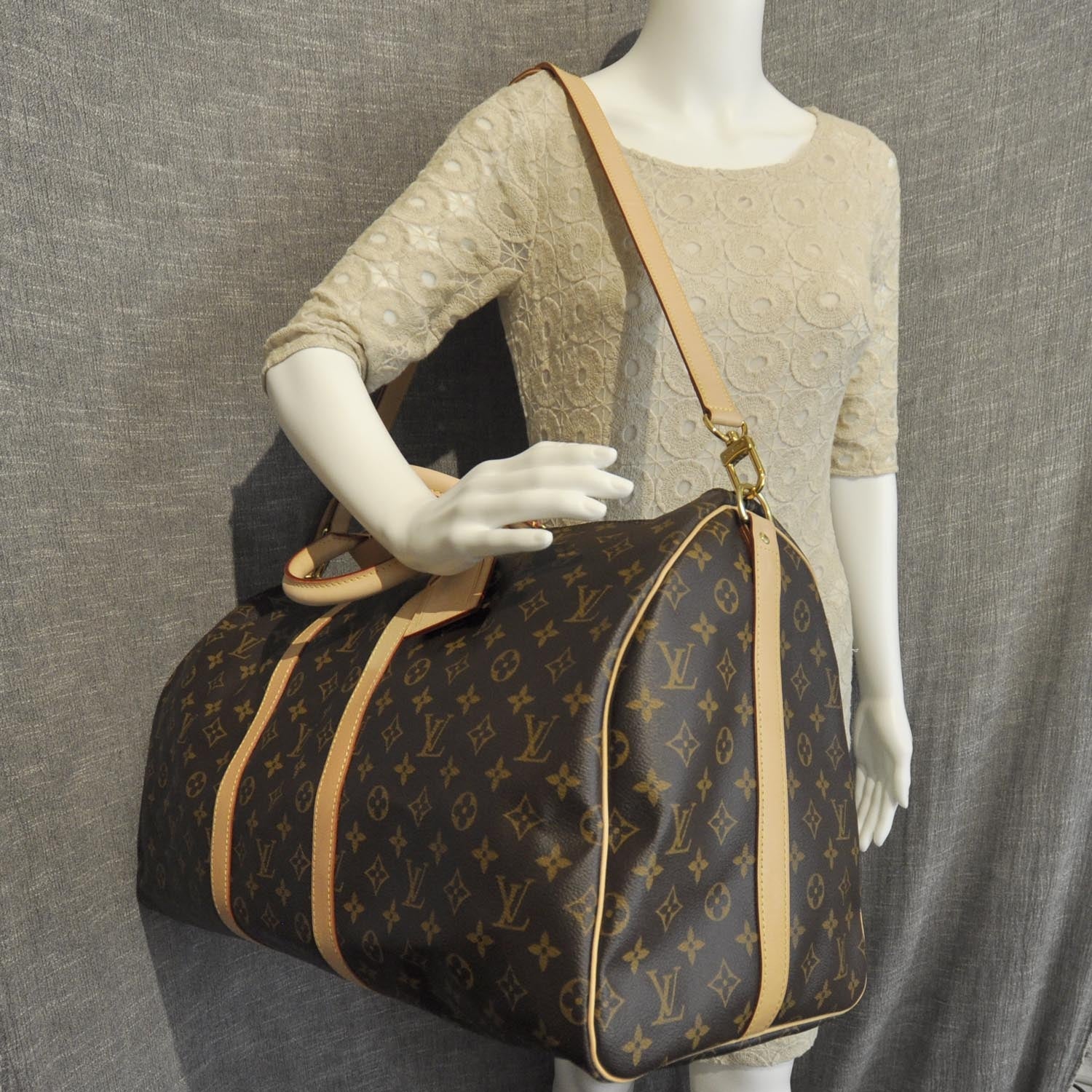Louis Vuitton Monogram Keepall 55 2 of 8