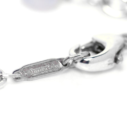 Tiffany Sterling Silver Amethyst Chalcedony Bead Bracelet 5 of 5