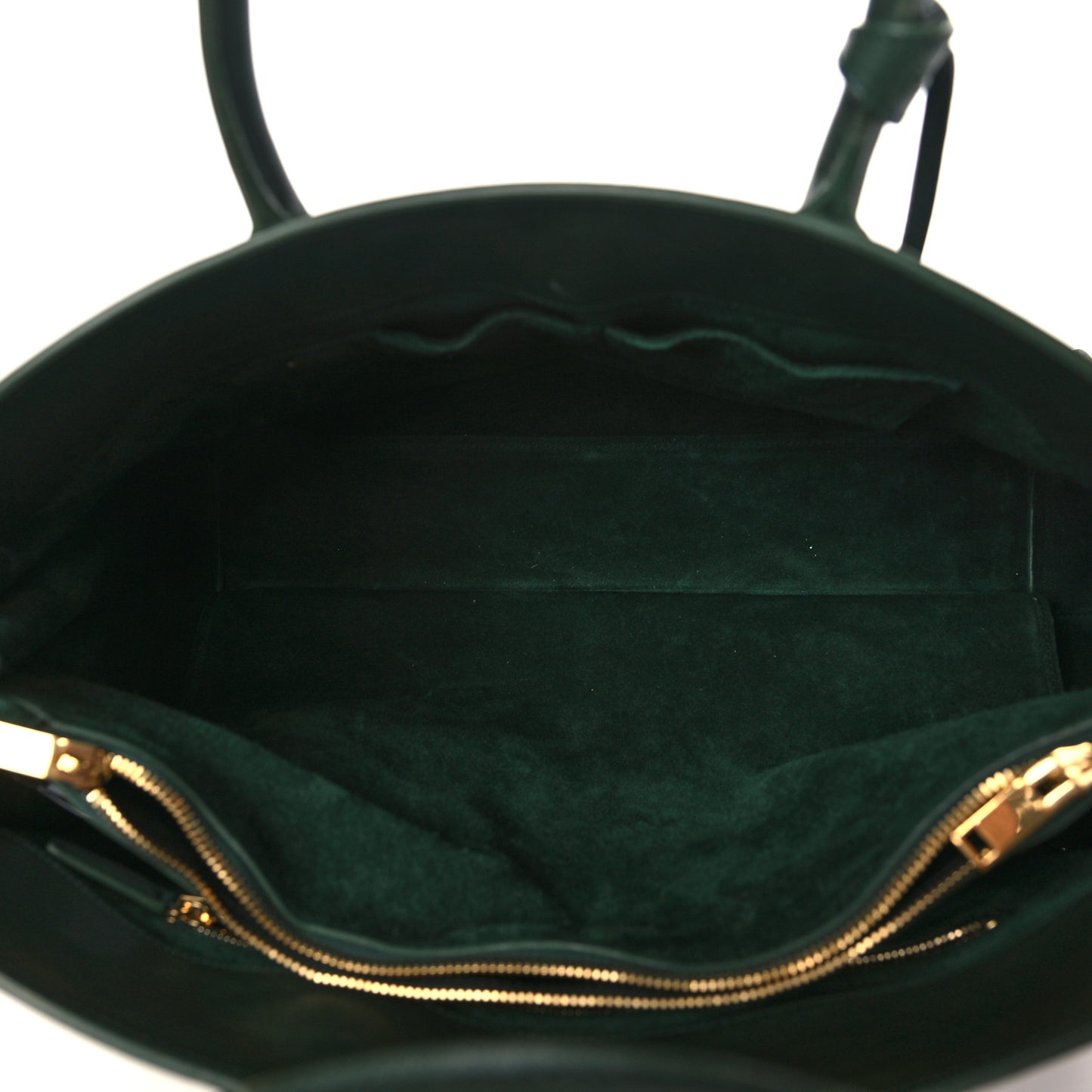 Calfskin Large Sac de Jour Carryall Dark Green