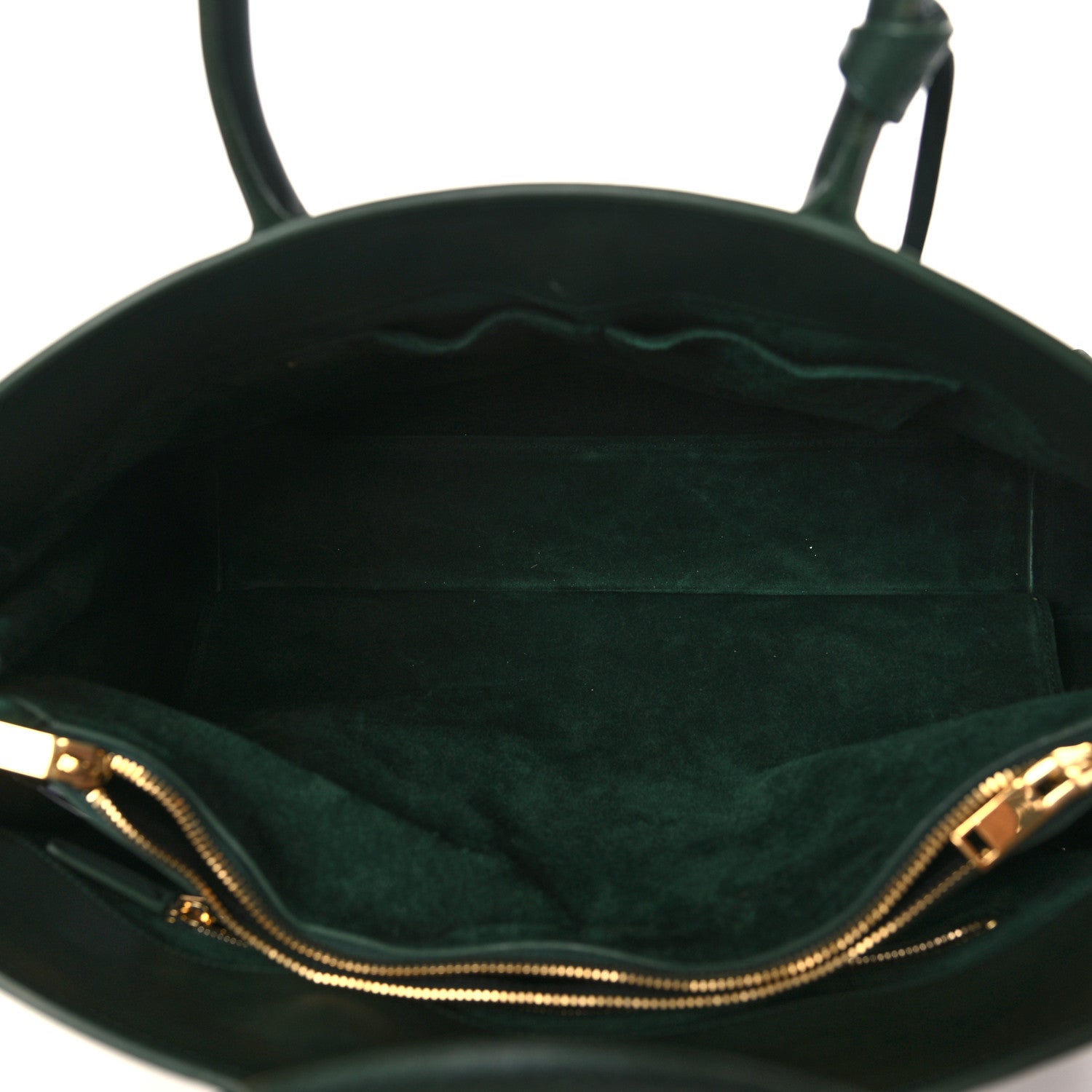 Saint Laurent Calfskin Large Sac de Jour Carryall Dark Green 5 of 10