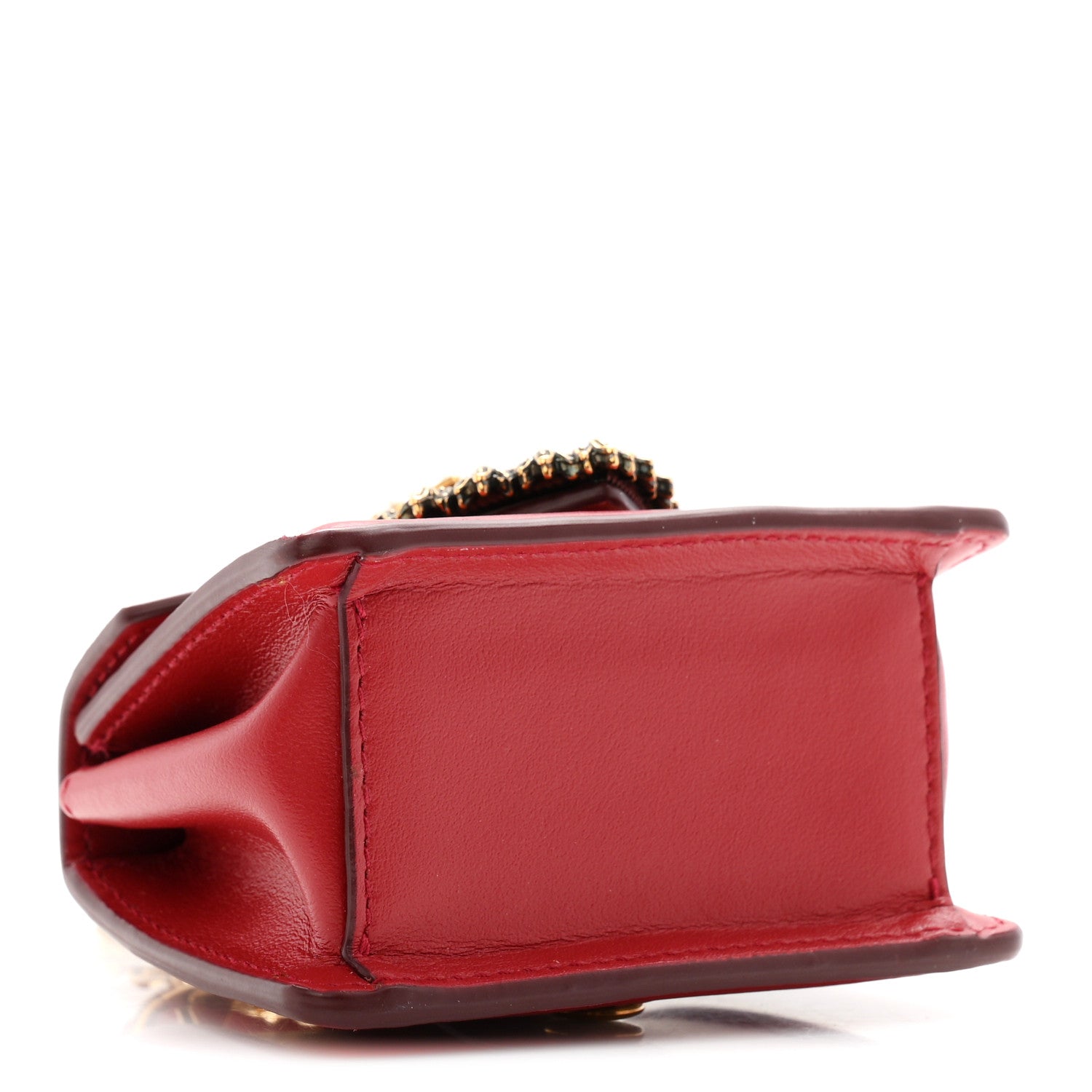 Dolce & Gabbana Nappa Micro Devotion Envelope Top Handle Bag Red 4 of 10