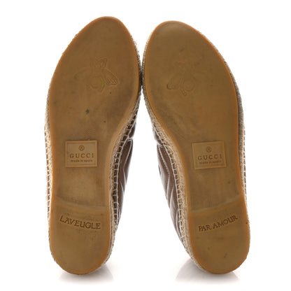 Gucci Nappa Matelasse GG Marmont Espadrilles 39 Porcelain Rose 6 of 10