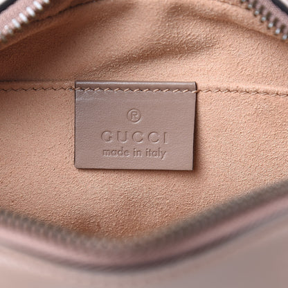 Gucci Calfskin Matelasse Mini GG Marmont Chain Shoulder Bag Porcelain Rose 6 of 10