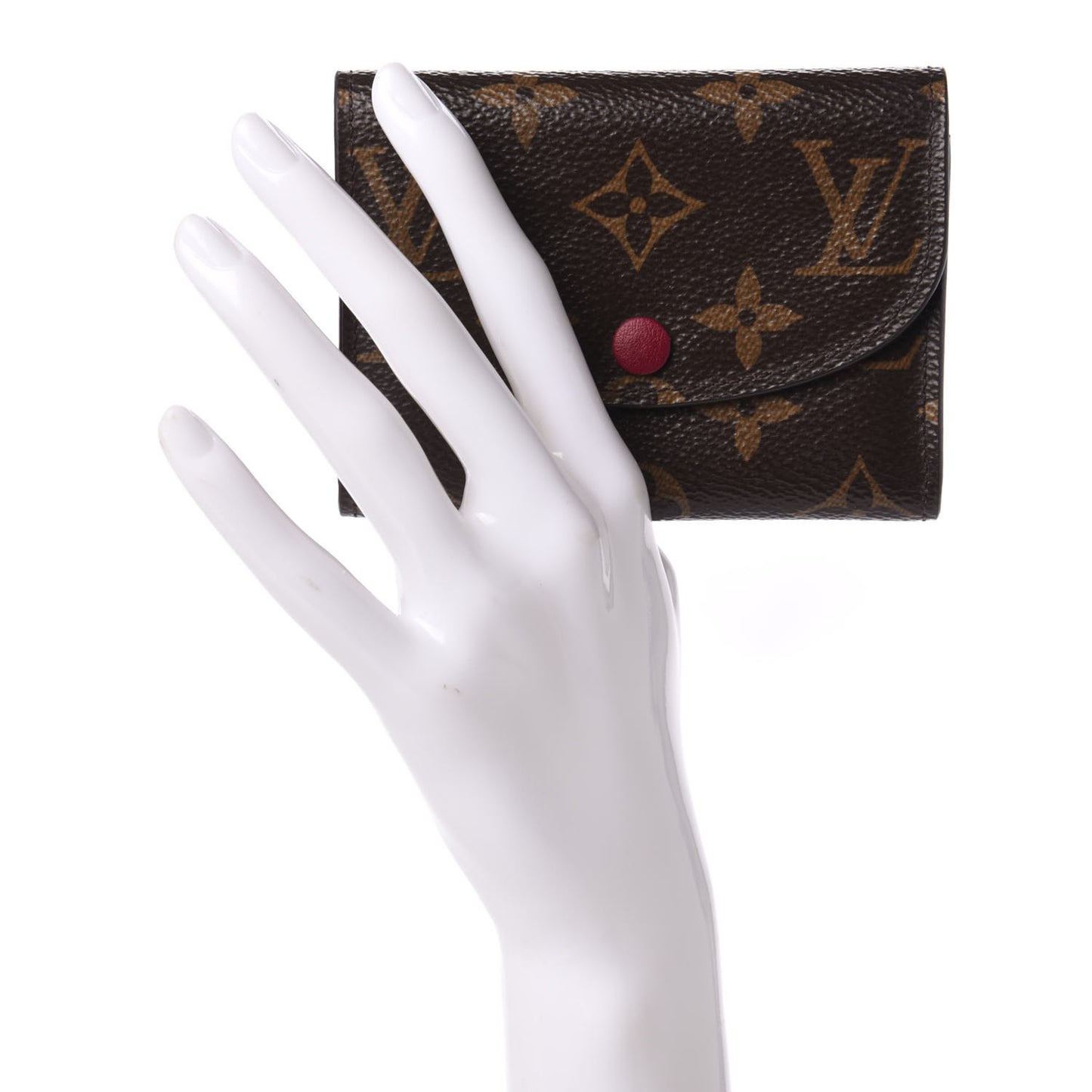 Monogram Rosalie Coin Purse Fuchsia