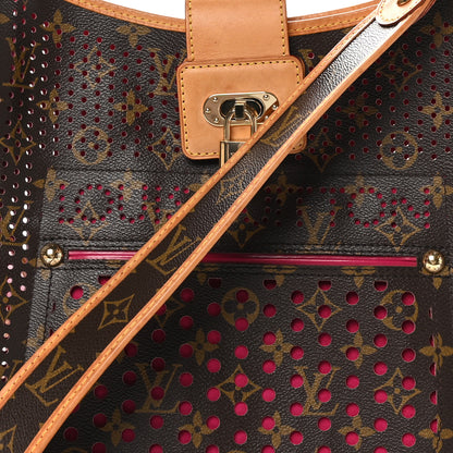 Louis Vuitton Monogram Perforated Musette Fuchsia 7 of 9