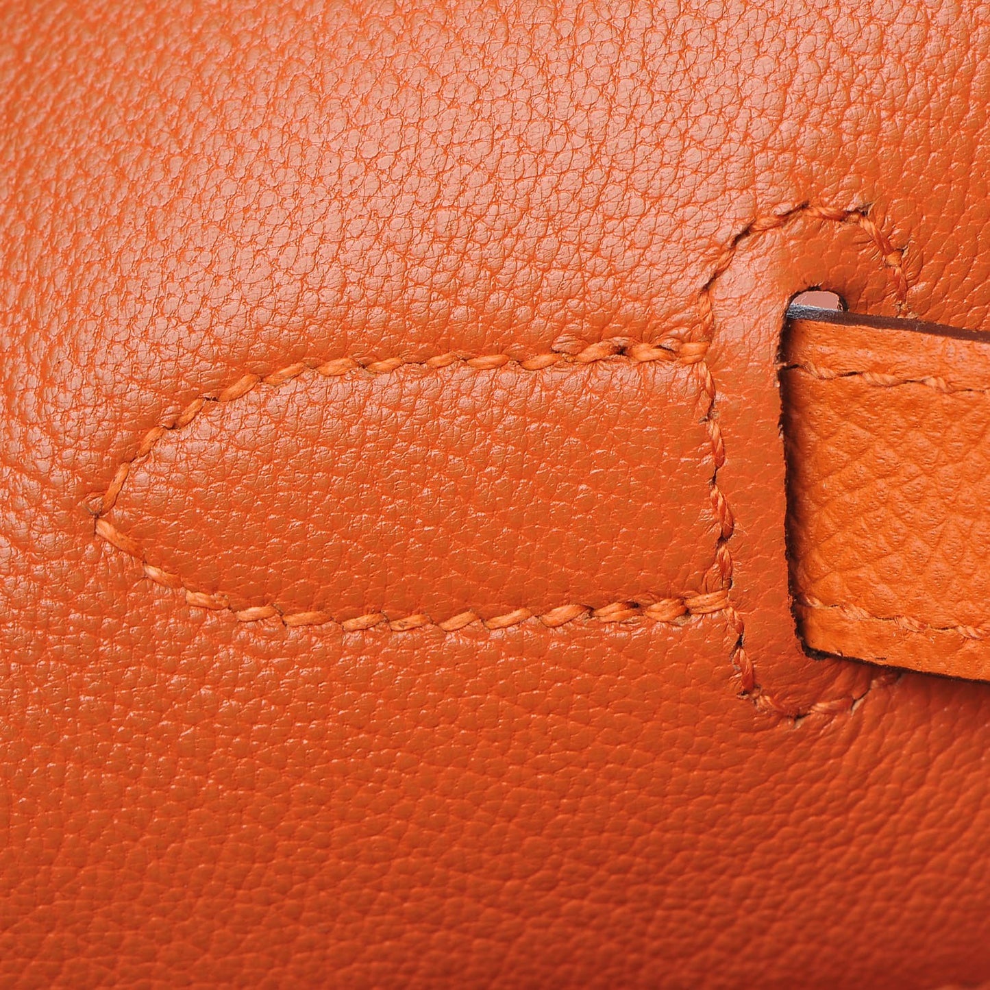 Epsom Birkin 35 Orange