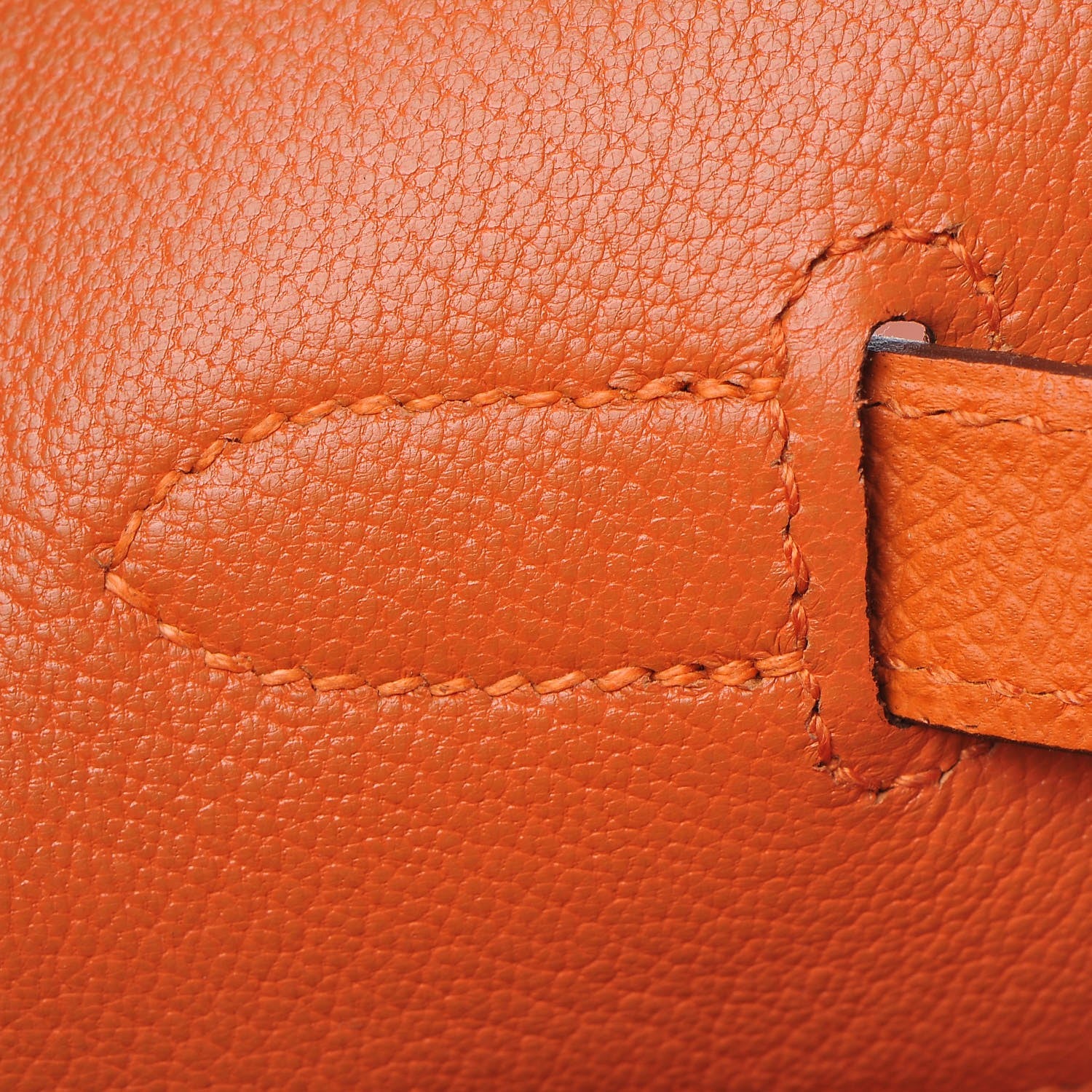 Hermes Epsom Birkin 35 Orange 19 of 37