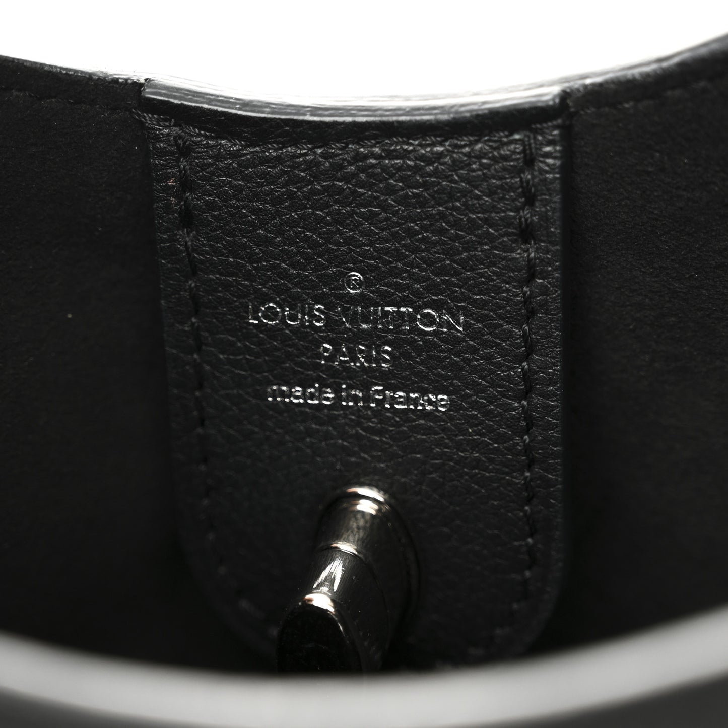 Calfskin Lockme Hobo Black