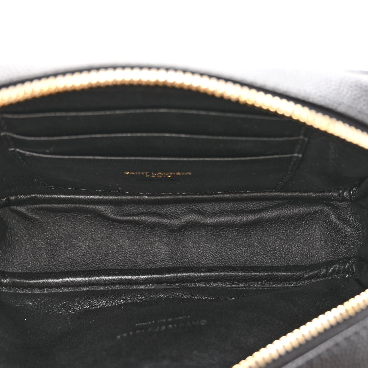 Saint Laurent Grain De Poudre Matelasse Monogram Mini Lou Camera Bag Black 5 of 11