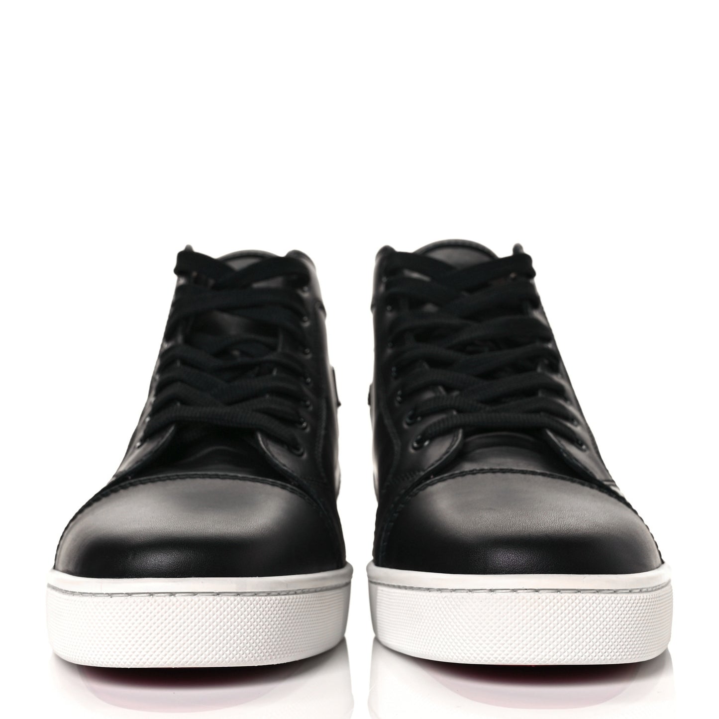 Calfskin Mens Louis Flat Sneakers 42.5 Black