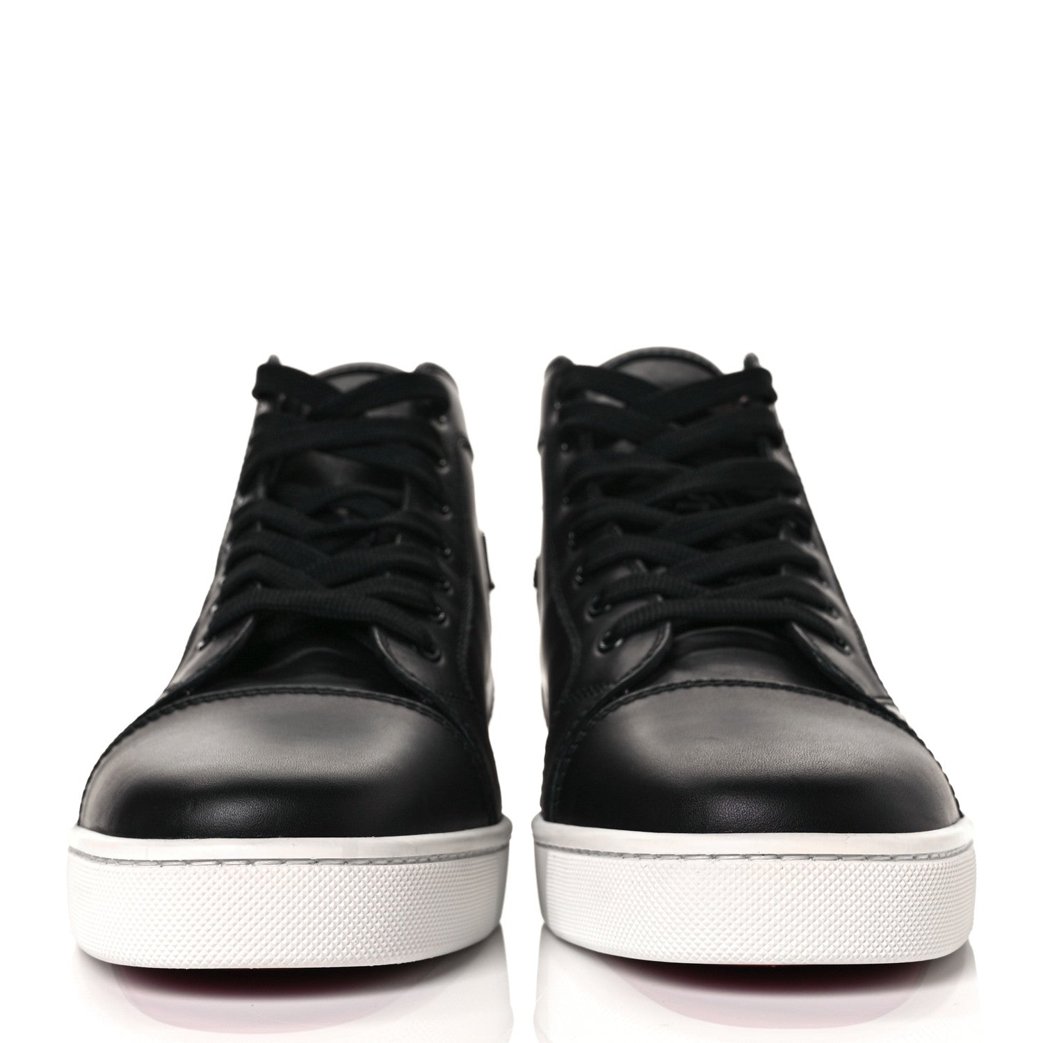 Christian Louboutin Calfskin Mens Louis Flat Sneakers 42.5 Black 3 of 22