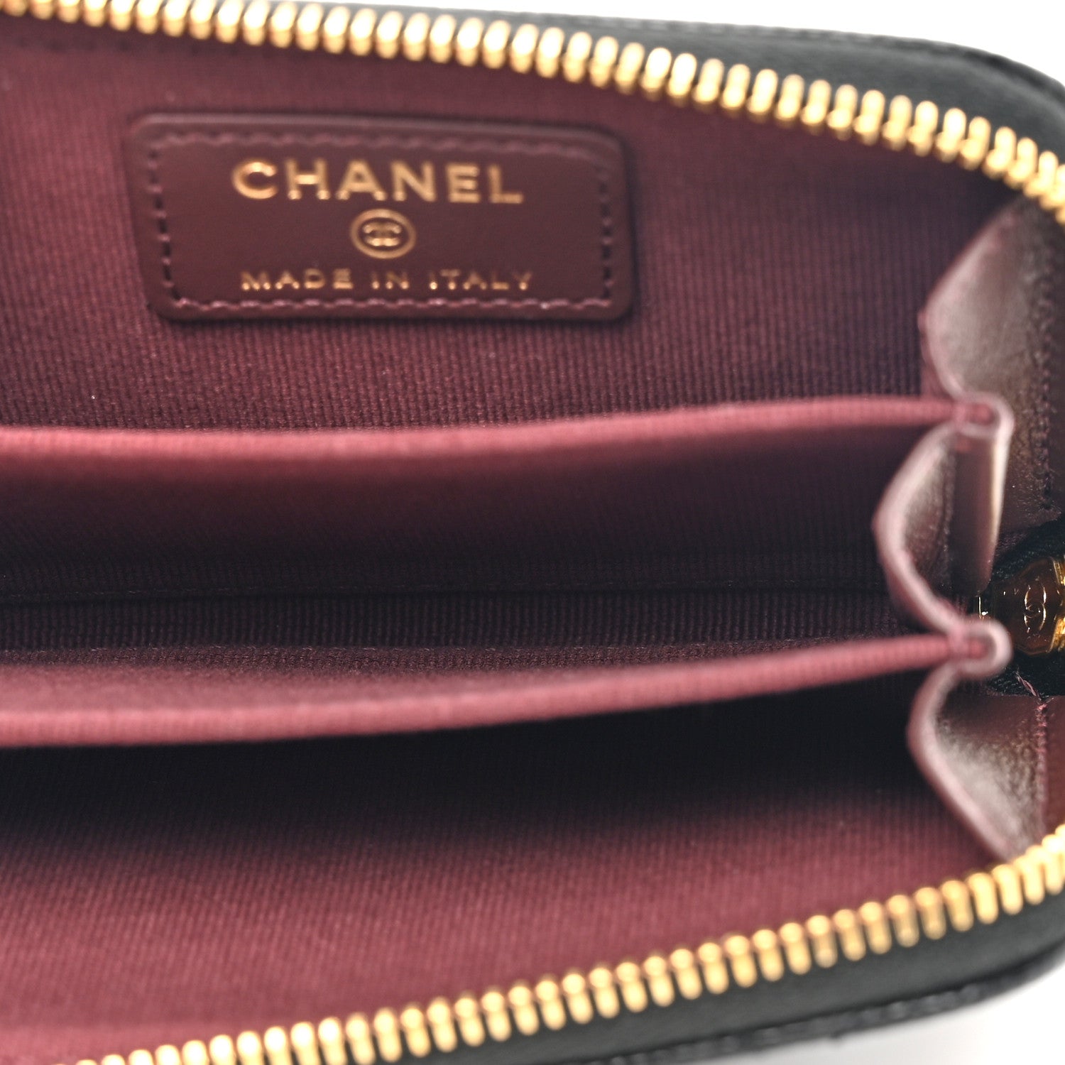 Chanel Caviar Quilted Zip Coin Purse Black 5 of 8