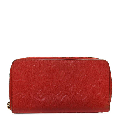 Louis Vuitton Empreinte Zippy Organizer Wallet Cherry 1 of 11