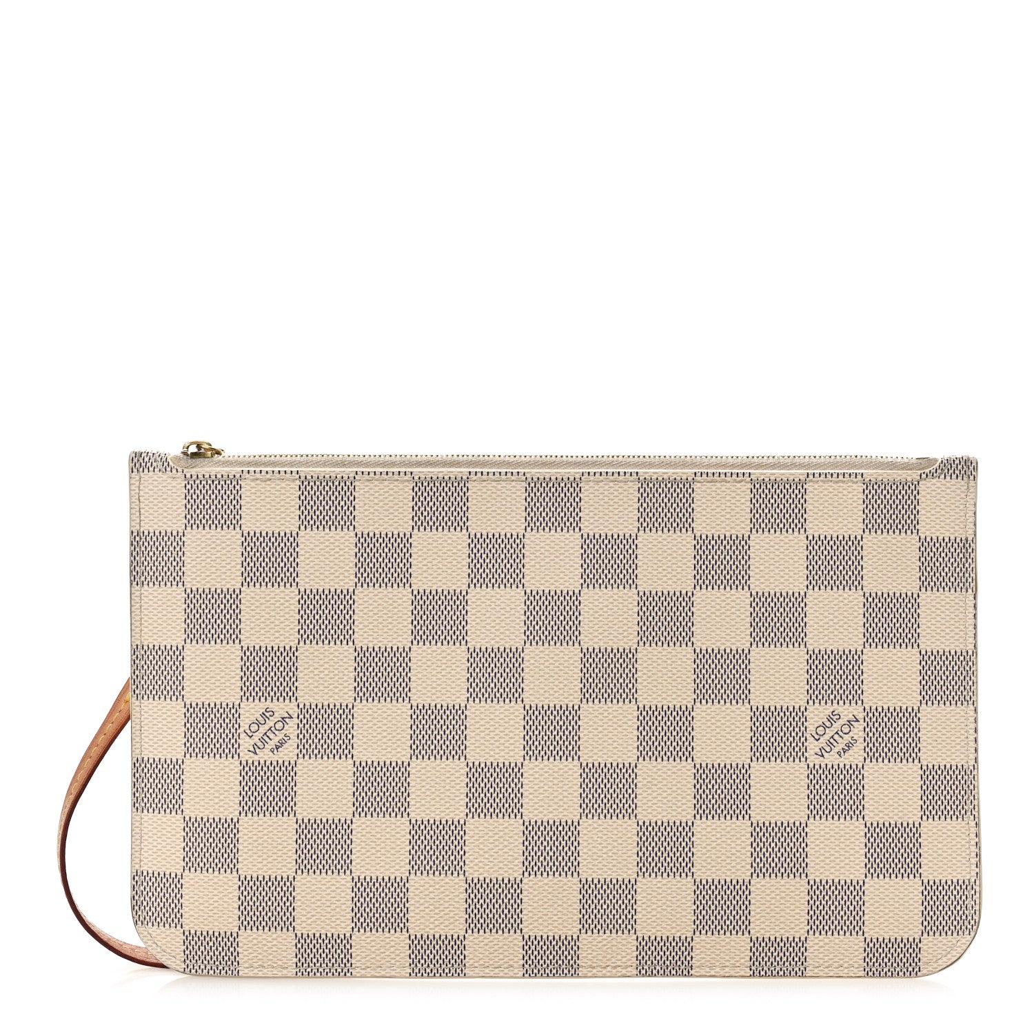 Louis Vuitton Damier Azur Neverfull MM GM Pochette Rose Ballerine 1 of 10