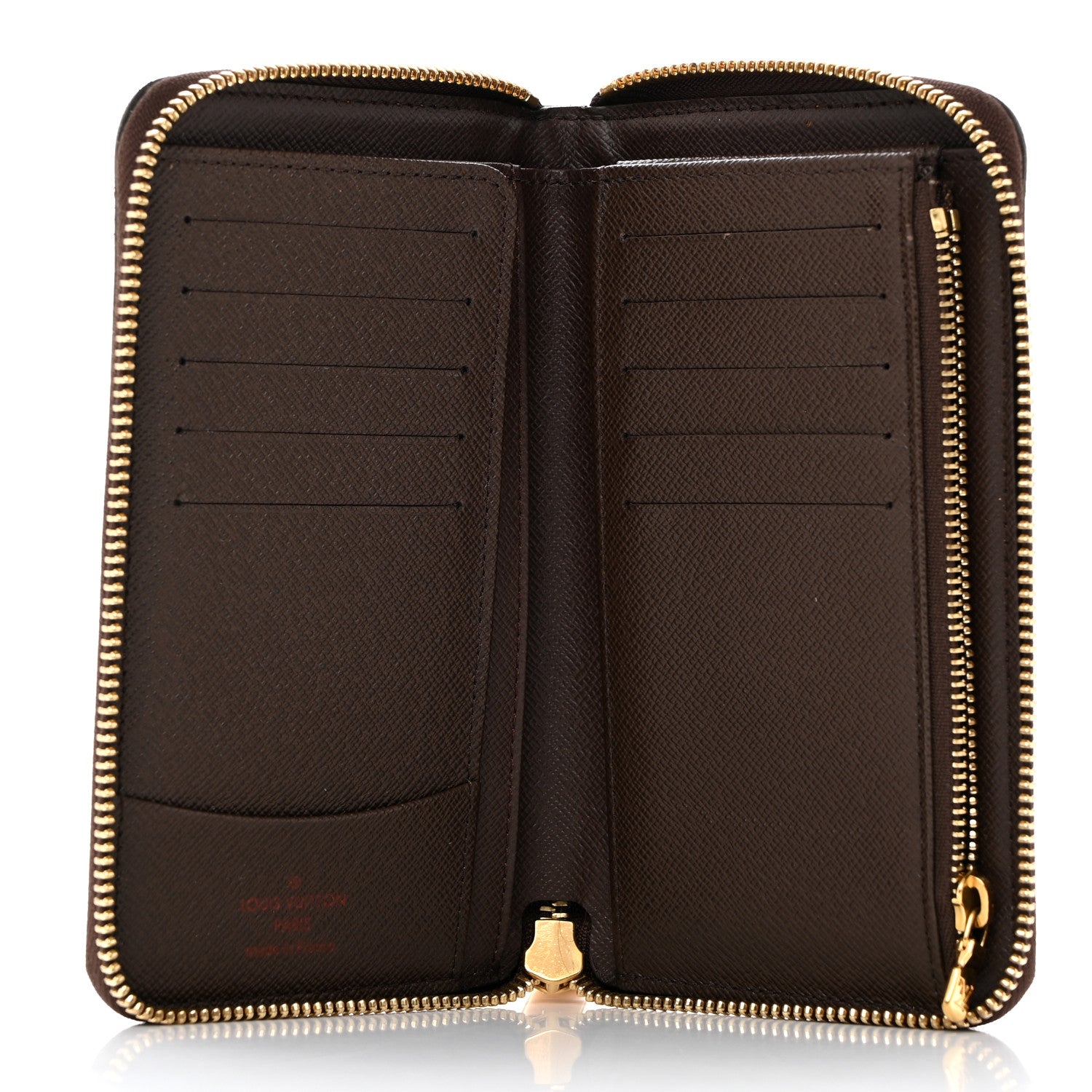 Louis Vuitton Damier Ebene Zippy Compact Wallet 5 of 7