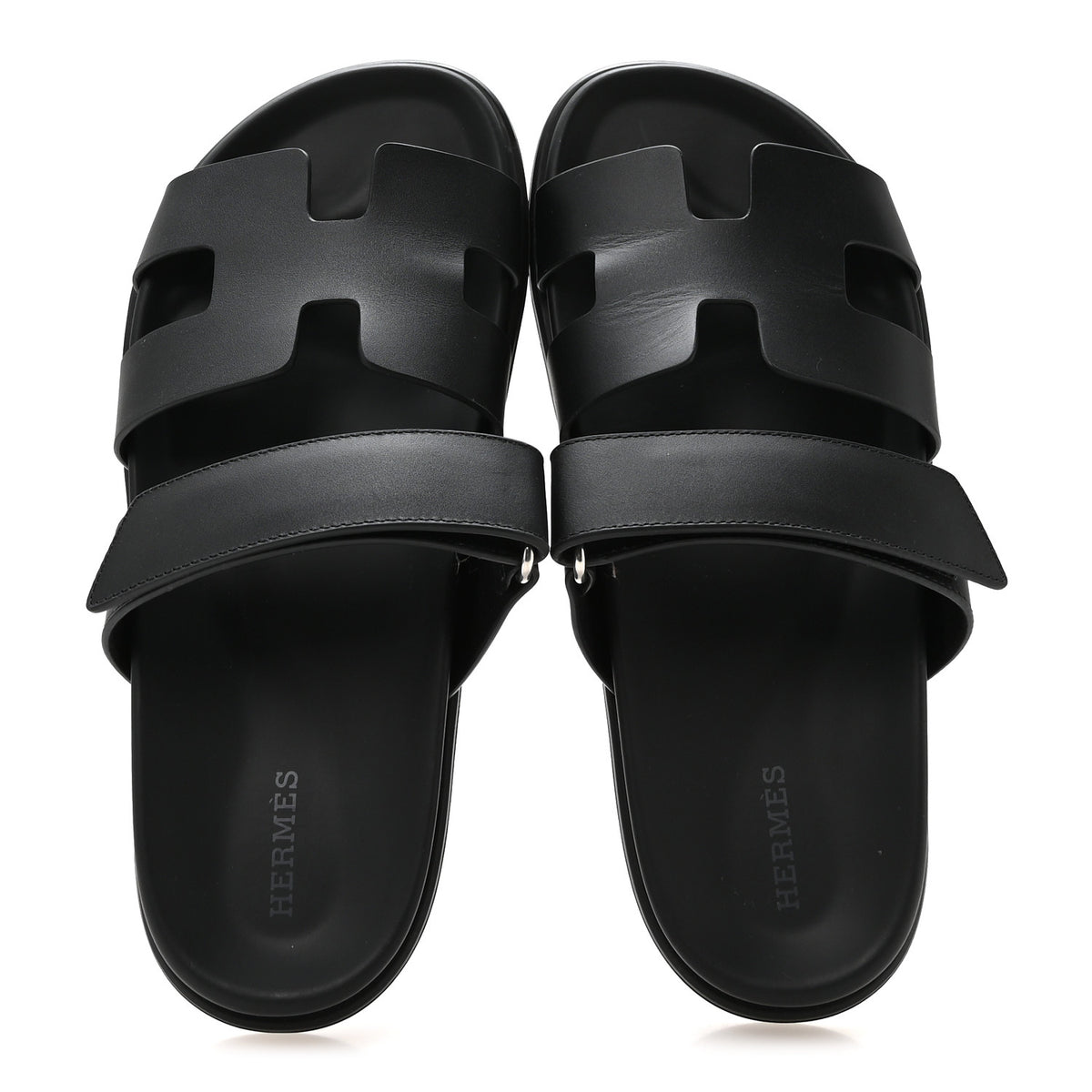 Calfskin Womens Chypre Sandals 38 Black