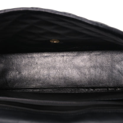Chanel Lambskin Quilted Maxi Single Flap Black 5 of 11