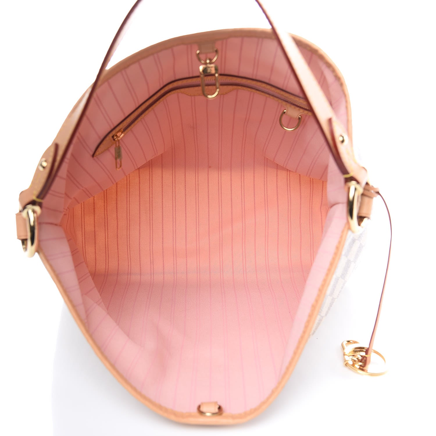 Louis Vuitton Damier Azur Delightful PM Rose Ballerine 5 of 11