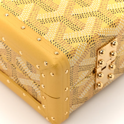 Goyard Goyardine Precious Metals Minaudiere Trunk Bag Gold 11 of 14