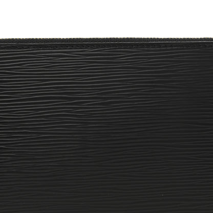 Louis Vuitton Epi Pochette Accessories 24 Black 7 of 9