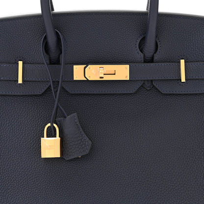 Hermes Togo Birkin 30 Bleu Nuit 8 of 11