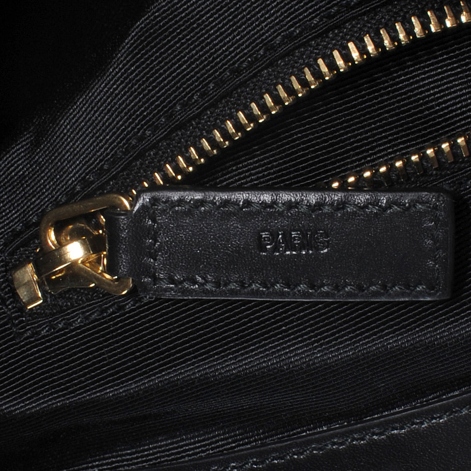 Soft Calfskin Bo Museum Tote Black