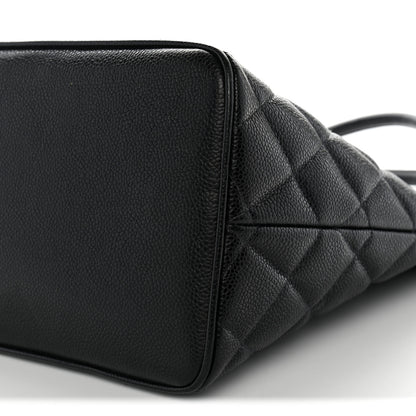 Chanel Caviar Quilted Medallion Tote Black 11 of 12