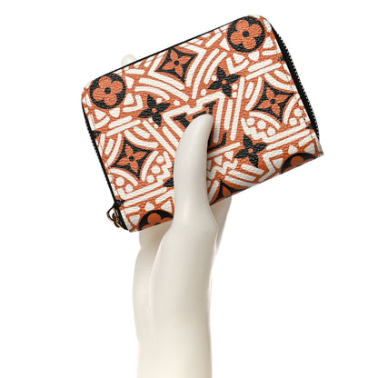 Louis Vuitton Monogram Giant Crafty Zippy Coin Purse Creme Caramel 2 of 10