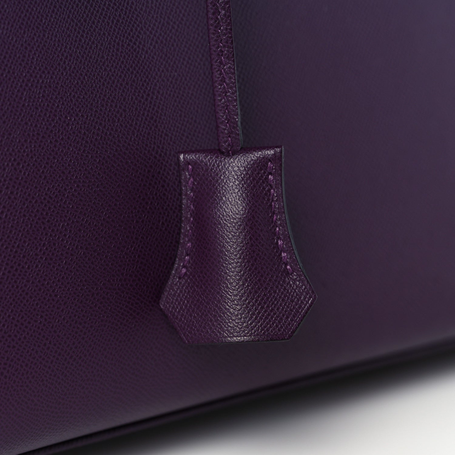 Hermes Madame Calfskin Birkin Sellier 25 Cassis 32 of 34