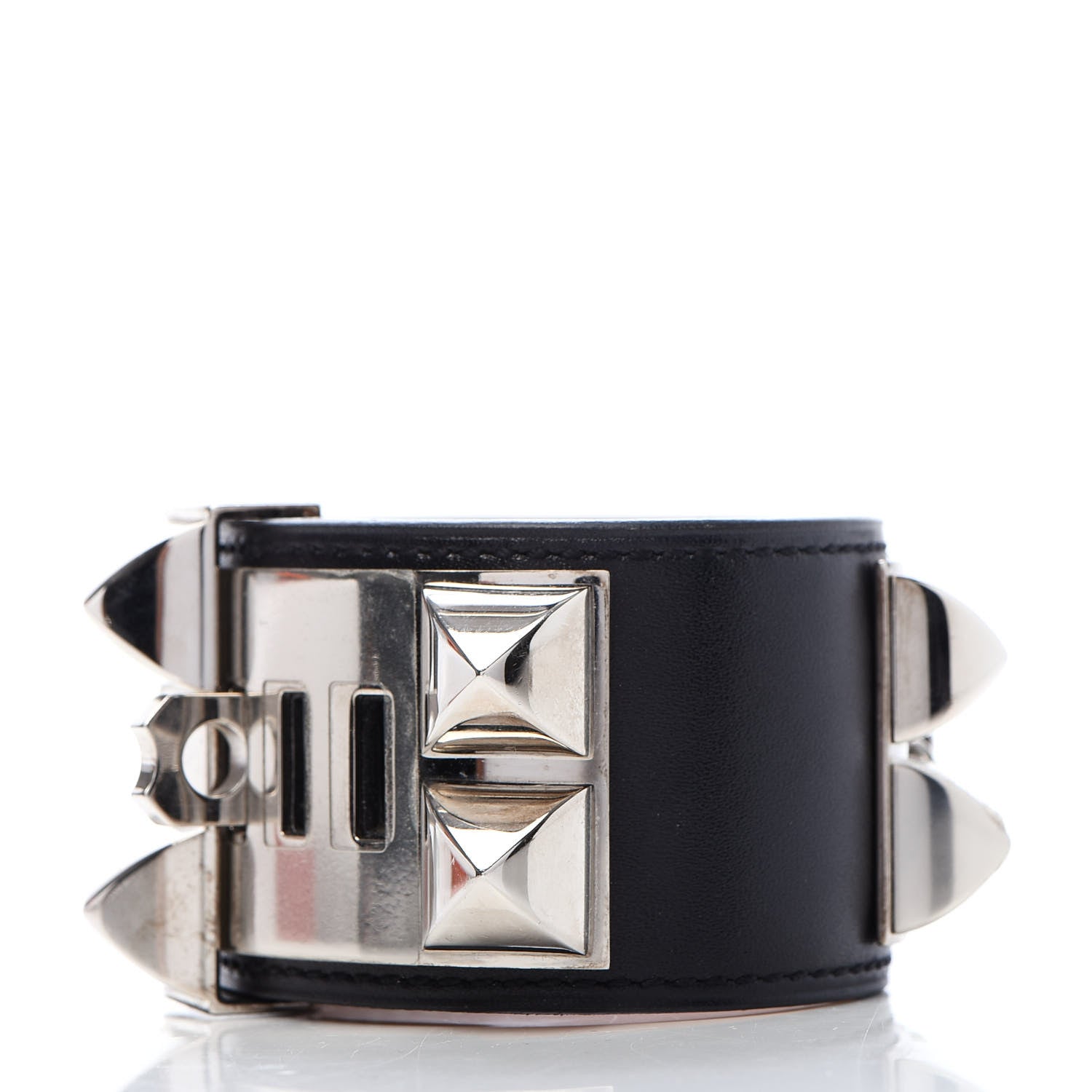 Hermes Chamonix Collier de Chien CDC Bracelet S Black 3 of 10