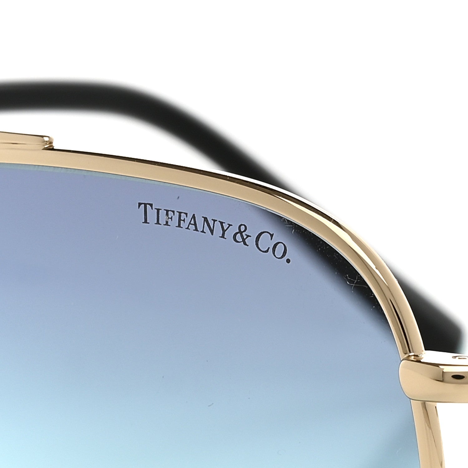 Tiffany Metal Knot Aviator Sunglasses TF3116 Pale Gold 8 of 9