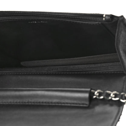 Chanel Sequin Wallet On Chain WOC Black Ecru White 5 of 10