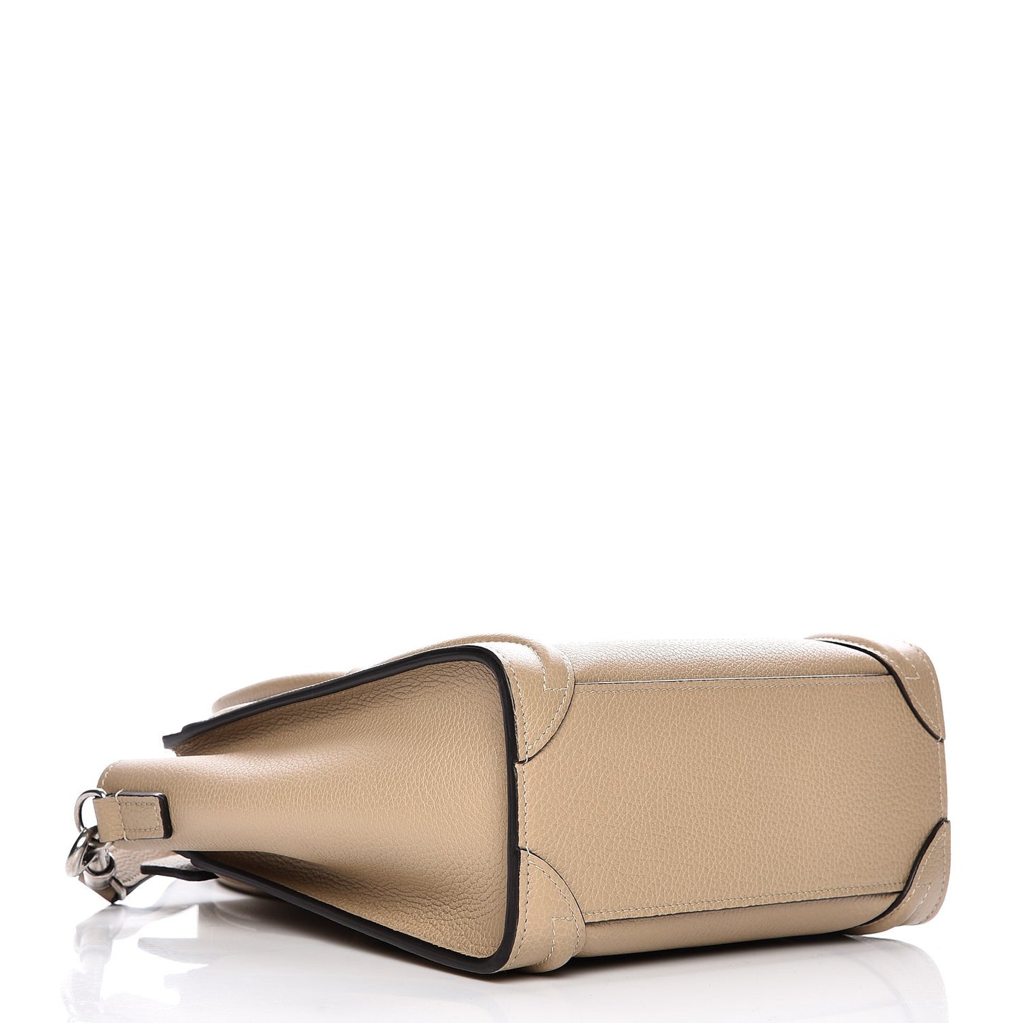 Drummed Calfskin Nano Luggage Dune