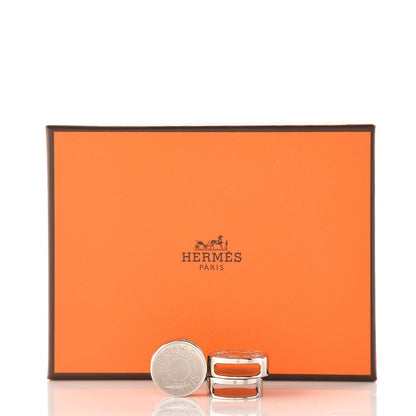 Hermes Palladium Clou De Selle Scarf Ring Set 4 of 4