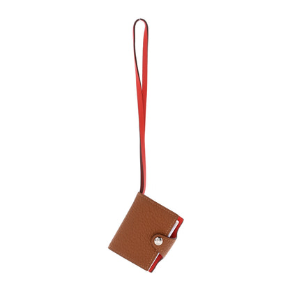 Hermes Togo Swift Nano Ulysse Bag Charm Gold Capucine 1 of 4