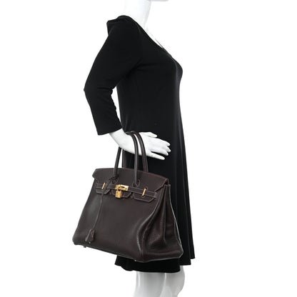Hermes Fjord Birkin 35 Chocolate 2 of 11