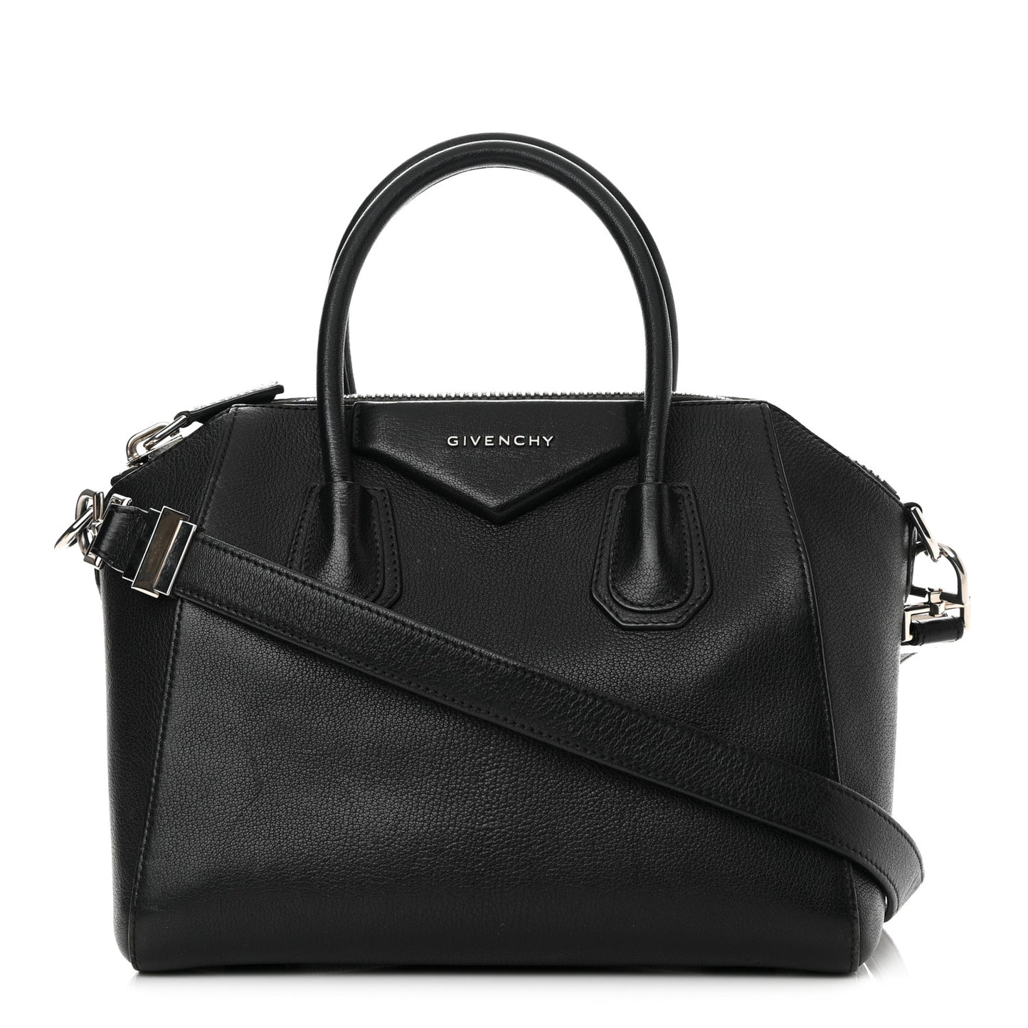 Sugar Goatskin Small Antigona Black